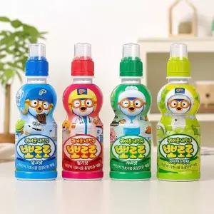 [셀러허브][팔도] 뽀로로 음료수 235ml 4종 혼합 24입 (밀크6 + 딸기6 + 사과6 + 샤인머스 (S51390227)