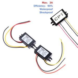 방수 스텝다운 DC 12V를 3.3V 5V 9V로 변환하는 차량용 전압 오디오 GPS LED용 조절기