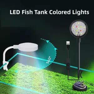 메탈라이트 어항조명 수초용 LED 어항 컬러 조명 USB 플매트 카펫 매트 러그 수족관 미니 소형 램프 액세서