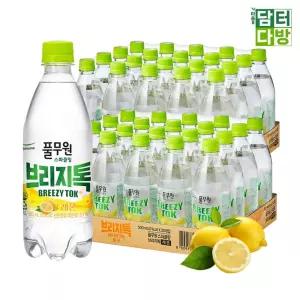 브리지톡 레몬 500ml x 20 x 2/탄산수/사무실/비치용/여름/음료/탄산/플레인/스파클링/제조/