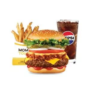 [맘스터치] 스모키스매쉬버거 세트