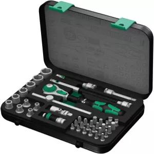 Wera 5003535001 8100 SA 4 Zyklop 라쳇 세트 1/4인치 드라이브 포함 41피스