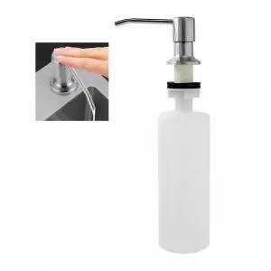 싱크대 세제 디스펜서 주방 세제통 용기 (500ml) 물비누 펌핑 욕실 펌프