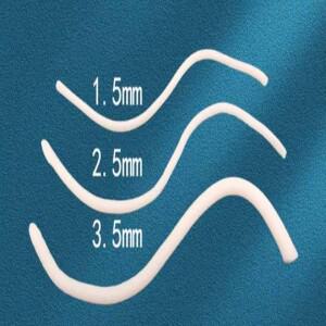 1.5mm/2.5mm/3.5mm 시뮬레이션 인간의 혈관 마이크로 탄성 높은 모조 봉합 실습 브리징 훈련