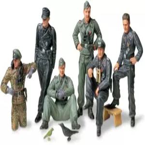 타미야 1/35 밀리터리 미니어처 시리즈 No. 201 독일군 전차 병사 스몰 스톱 세트 플라스틱 모델
