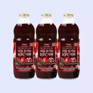 퍼니트 니트티 스웨터 티셔츠 상의 2+1 NFC 유기농 석류즙 착즙 주스 원액 1000ml 3개 리얼 석류 5126176