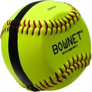 빠른 투구와 느린 연습을 위한 솔기와 회전 피드백이 있는 Bownet 소프트볼 스피너 훈련용 공