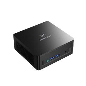 미니스포룸 데스크미니 UM690L 슬림 미니 PC AMD 라이젠 9 6900HX 소형 PC, 32GB LPDDR5 RAM+1TB PCIe4.0 SSD, HDMI /DP /USB4 출력, 2.5G LAN, WiFi 6E, 4xUSB 포트 라데온 680M 그래픽 스몰 폼 팩터