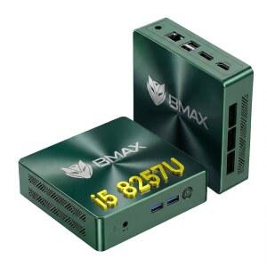 Bmax 미니 PC 마이크로 데스크톱 컴퓨터, 인텔 코어 i5-8257U (Beats N100 / N97 N150 4300U 10110U) 16GB DDR4 RAM 512GB SATA SSD, 64GB 4TB 확장 지원, WiFi 6, 듀얼 4K HDMI DP, 윈도우 11 프로, B6 Turbo