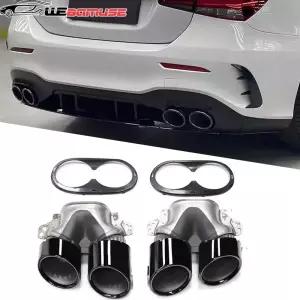 벤츠 A클래스 W177 A35 CLA35 GLB35 A45S 리어 범퍼 쿼드 배기 테일 파