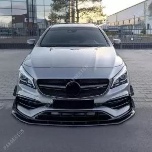 메르세데스 벤츠 호환 앞 범퍼 립 스플리터 디퓨저 CLA 클래스 C117 CLA200 CLA220 CLA250 CLA45 AMG 튜닝