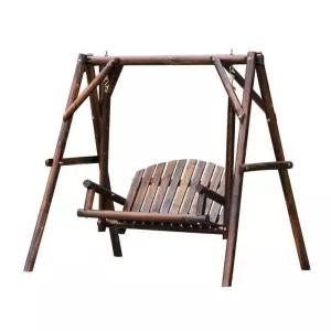 야외 정원 그네 의자 공원 나무 2인용 카페 펜션 캠핑장 93cm