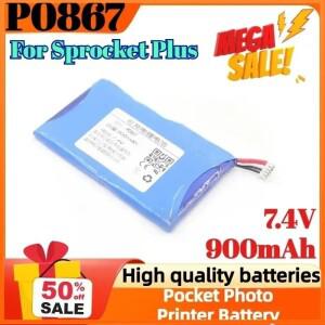 P0867 523946 7.4V 900mAh 스프로킷 플러스 배터리 포켓 포토 프린터 새 교체