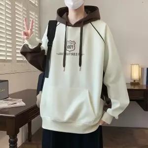 후드 티 가을 겨울 풀오버 맨투맨 2026년 봄가을 청 남성 패션 중고등학생 후드티 트렌디 캐주얼 스포츠 상