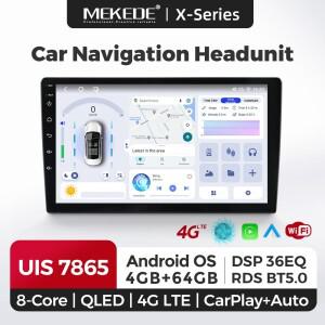 MEKEDE 9 10인치 차량용 멀티미디어 안드로이드 올인원 유니버설 스테레오 헤드 유닛 (폭스바겐, 닛산, 현
