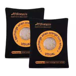 ADSorbco 실리카겔 충전식 건조제 200g 3팩 세트
