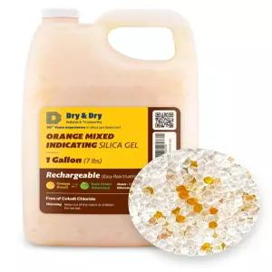 Dry & 실리카겔 건조제 비즈 3.2-3.4kg 2-4mm 충전식 3.8L