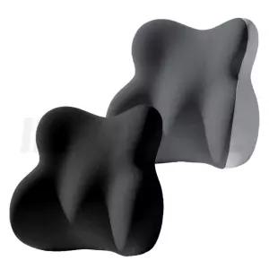 척추펴난 무중력 구름쿠션 메모리폼 학생 사무실 차량용 의자 허리 받침대 등쿠션 등받이 쿠션 1+1