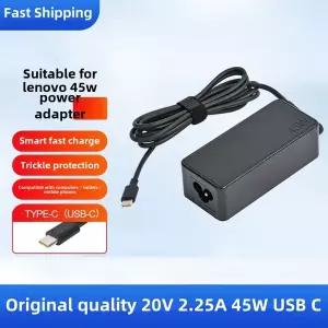 20V 2.25A 45W 유형 USB C 레노버 AC 노트북 충전기 크롬북 C330 00HM666 시리즈 씽크패드 T480 요가 720S-