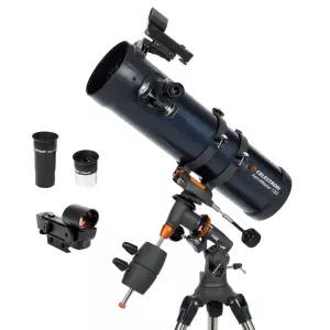 딥스카이 초보자를 위한 셀레스트론 AstroMaster 130EQ 망원경 대형 130mm 광학계 밝은 달과 깊은 하늘