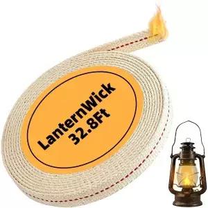 ZNBSIXP 32.8피트 램프 심지 1/2인치 면 랜턴 버너 등유 및 파라핀 교체
