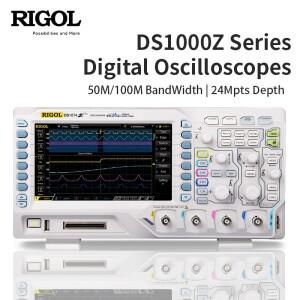 Rigol DS1054Z/DS1104Z Plus 디지털 오실로스코프 4채널 50M/100M 대역폭 24Mpts 깊이 지원 RS232/UART/I2C