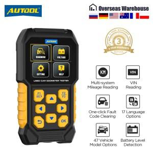 AUTOOL CS310 자동차 주행거리계 스캐너 진단 장비 VIN 코드 리더 및 원클릭 오류코드 삭제 자동 OBD2