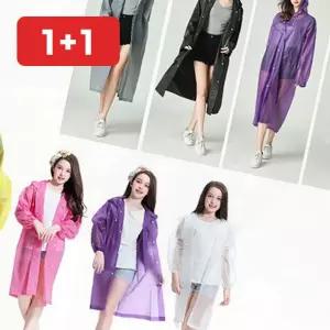 레인코트 성인 우비 반투명 행사용 등산 배달 일회용 후드