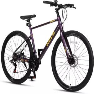AVASTA Jupiter Urban Cross Bike Lightweight Aluminum Frame Shimano 21-Speed Flat Handlebar Road