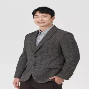 PAT 남성 봄가을  T/R 선염체크자켓 1K51202(브라운,네이비)