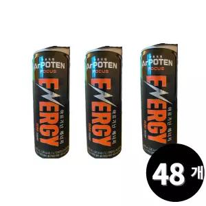 아르포텐 포커스 에너지음료 에너지드링크 파인애플 앤 오렌지 355ml, 48개