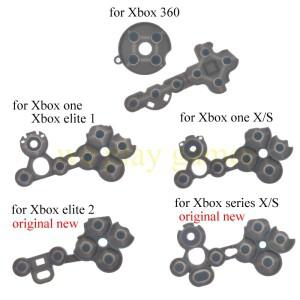 1-100개 전도성 고무 버튼 Xbox 시리즈 X S 컨트롤러용 D패드  XBOX One S/X Elite 1 2 접촉 키 수리용