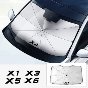 자동차 단열 햇빛가리개 우산  BMW 호환 X1 X2 X3 X4 X5 X6 X7 G01 F10 F49 E84 E71 E70  액세서리
