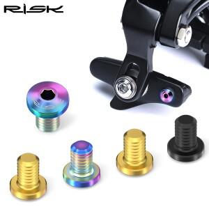 4PCS 도로 자전거 C 브레이크 슈즈 고정 볼트  M4 x 5.7mm 캘리퍼 나사 5800UT6800DA9000 용 티타늄 합금