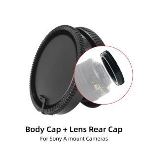 소니 호환호환 A57 A99 ILCA-68 A33 A700 A850 용 카메라 바디 캡 렌즈 후면 커버