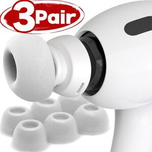 AirPods Pro 1세대 이어버드용 프리미엄 메모리 폼 이어팁 소프트 귀마개 스폰지 패드는 충전 케이스에 적