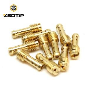 ZSDTRP 10pcs 파일럿 제트 8 MIKUNI VM/TM/TMX 기화기 유휴 15-60 용 블리드 구멍