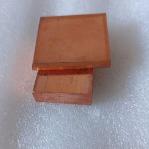 40x40x1mm/3mm/5mm 컴퓨터 PC 노트북 붉은 구리 방열판 열 전도 냉각기 플레이트 블록  맞춤형 크기