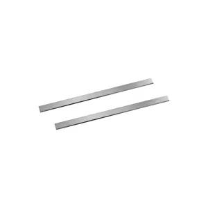2개 304 스테인리스 스틸 평판 바 1/4 x 3/8 8 TxWxL 주방 DIY 공예용 브러시 마감 트림 스트립 시트
