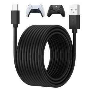 플스호환 Pro 컨트롤러/N-S Lite/N-Switch용 3M 타입 C 고속 충전 케이블  플스호환/xbox호환 시리즈/N-S