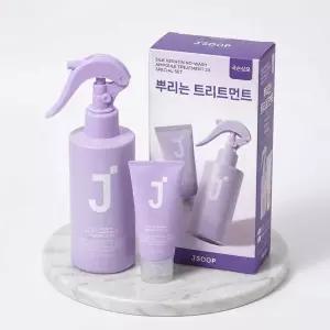 제이숲 실크 케라틴 노워시 앰플 트리트먼트 2X 200ml 단독 기획(+워터팩 50g)