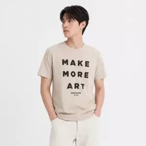 막스마라 26FW 에디손 WKDEDISON 페인팅 프린트 반팔 티셔츠 네추럴 2625976041 007