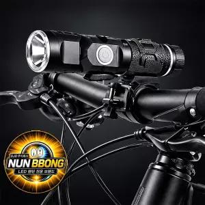 각도조절 LED 충전식 자전거 전조등 랜턴 후레쉬 안전등 KSL500 자전거라이트