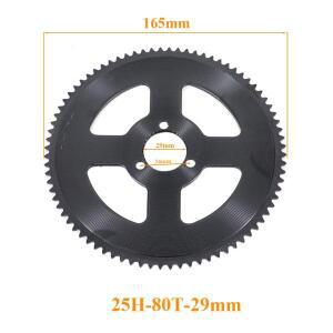 25H 80T 치아 29mm 35mm 후면 체인 스프로킷 포켓 자전거 ATV 쿼드 고 카트 버기 스쿠터 미니 모토 바이크
