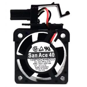 24V DC 냉각 팬 A90L-0001-0551 산요용 | Fanuc 109P0424H6D23 0.07A 산업용 냉동 팬과 호환 가능
