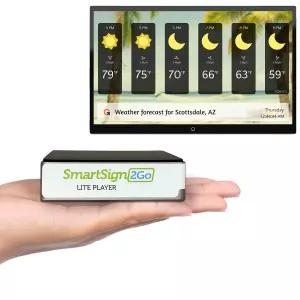 사용하기 쉬운 클라우드 기반 소프트웨어가 포함된 SmartSign2go Lite 디지털 사이니지 UltraHD 4k 미디어