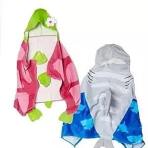 어린이 후드 타월 유아 후드 비치 타월 물놀이 가운 키즈 수건 담요 목욕