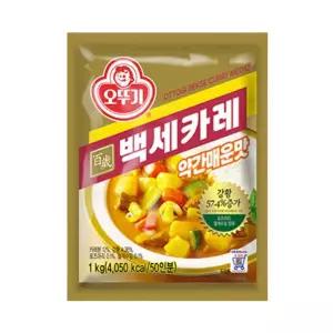 오뚜기 백세카레 약간매운맛 1kg X 2개 [BOD56445]