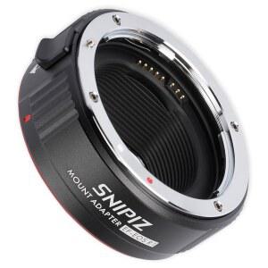 SNIPIZ 렌즈 마운트 어댑터 EF-EOS R 자동 초점 컨버터 CANON 카메라용 EF/EF-S 호환 EOS R RP R3 R5 R6 R6II R7 R8 R10 R50 R100