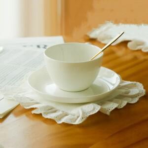 테이블 용 레이스 Placemats 접시 목화 냅킨 Soft Flounced 웨딩 장식 집 온난화 선물 파티